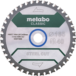 Metabo Sägeblatt SteelCutSandwichP Classic 190x30 Z48