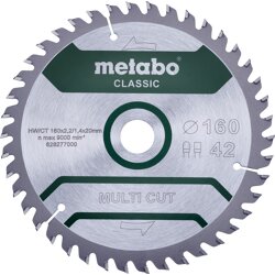 Metabo MultiCutClassic 160x20 42 FZ/TZ 10°
