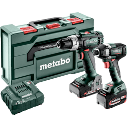 Akku Combo Set 2.8.6 18V,  SB 18 L + SSD 18 LT 200 BL,  metaBOX 145 L