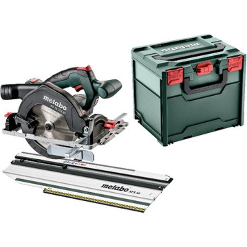 Set Akku-Handkreissäge KS 18 LTX 57 mit Kappschiene KFS 44, metaBOX 340