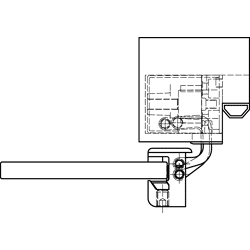 Glastürband TECTUS® TEG 310 2D 60 2-teilig schwarzmatt