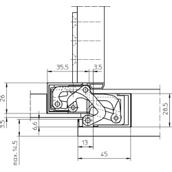 Türband TECTUS® TE 380 3D, Stahl