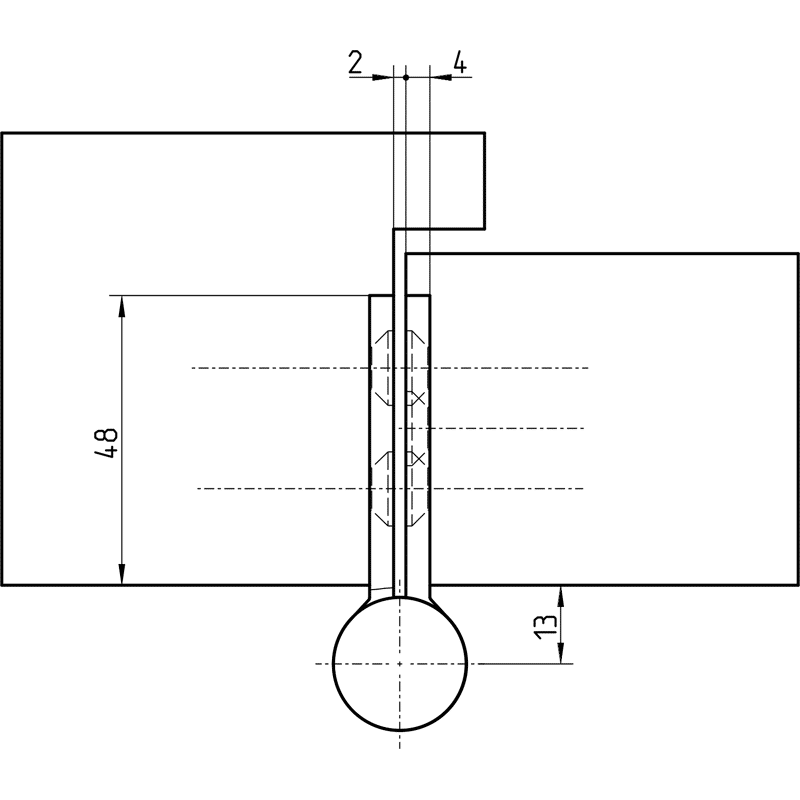 Torband für stumpfe Holztore BAKA® T 9/220 22