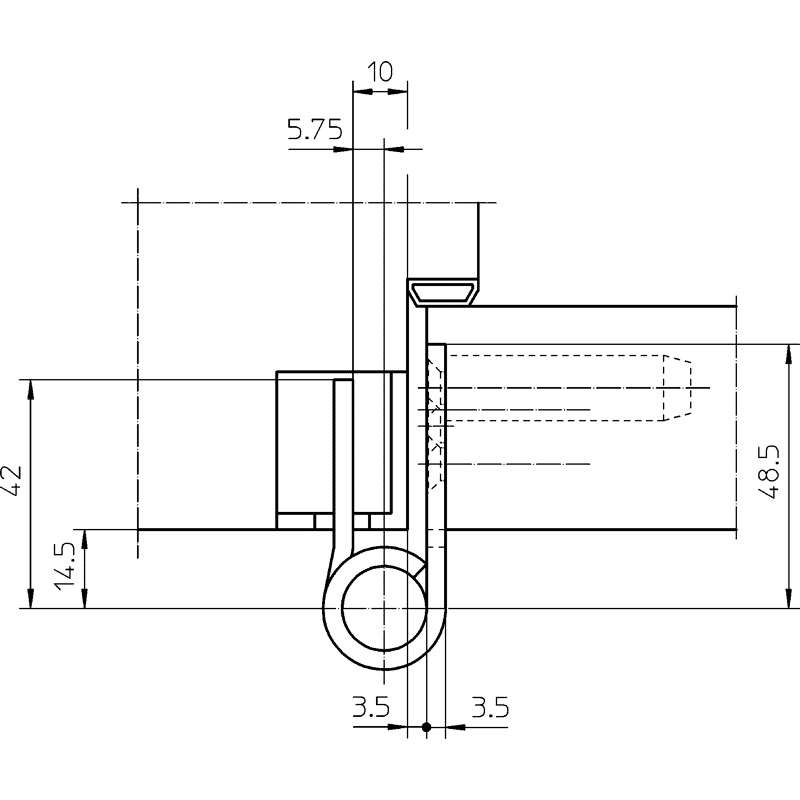 Objektband VARIANT® VX 7729/160, Edelstahl