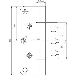 Objektband VARIANT® VX 7729/160, Edelstahl