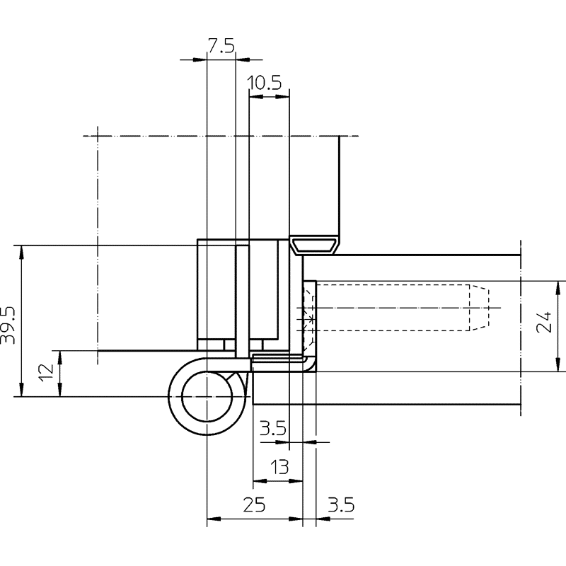 Objektband VARIANT® VX 7939/120, Edelstahl