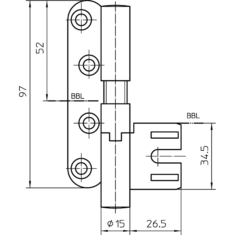 Objektband VARIANT® V 8535, Stahl