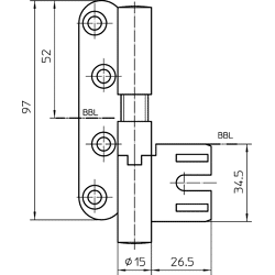 Objektband VARIANT® V 8535, Stahl