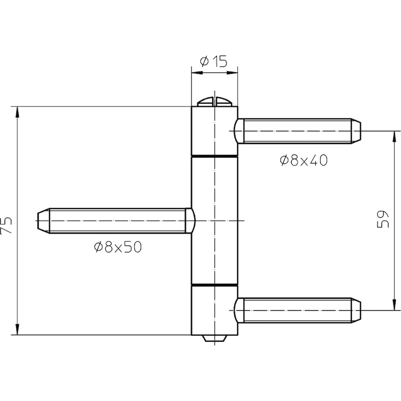 Einbohrband BAKA® C 1-15 WF MSTS, Stahl