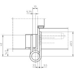 Objektband VARIANT® VX 7729/160, Edelstahl