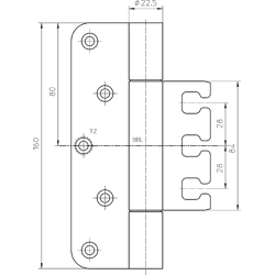 Objektband VARIANT® VX 7729/160, Edelstahl