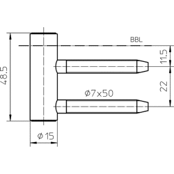 Rahmenteil VARIANT® V 4400 WF FV, Stahl