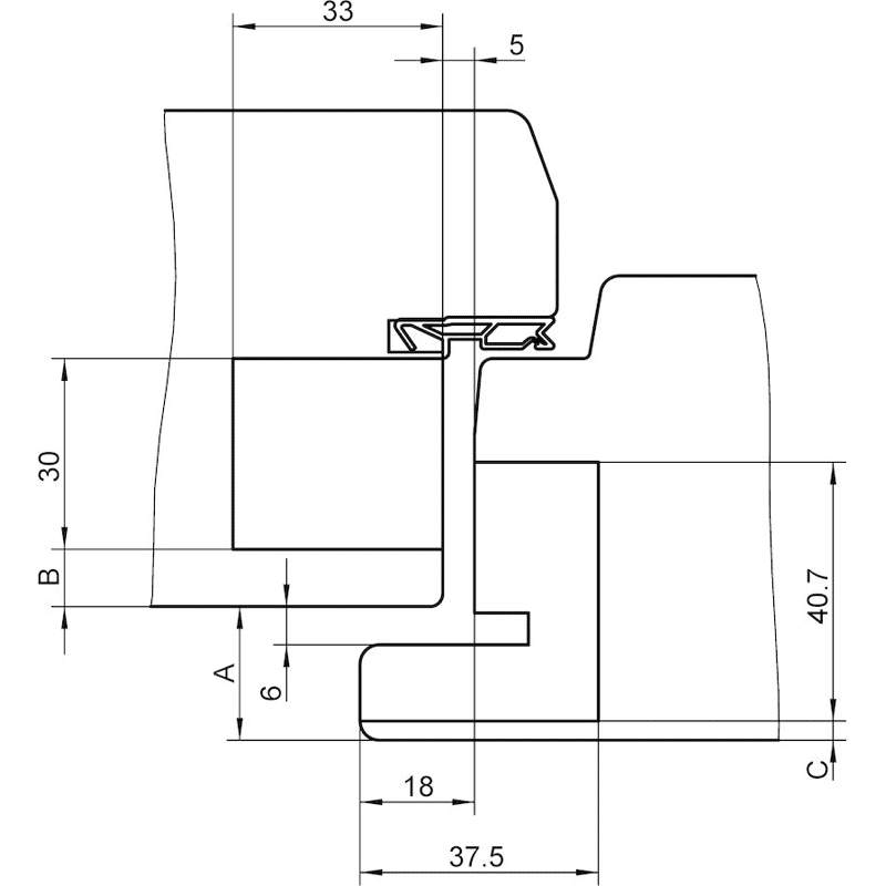 Fräskörper TECTUS® TE 680 3D FD Stahl DL-R