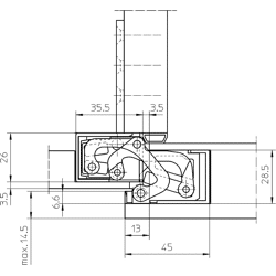 Türband TECTUS® TE 380 3D, Stahl