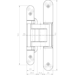 Türband TECTUS® TE 380 3D, Stahl