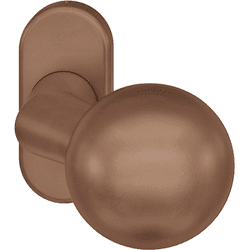 FSB Knopf 07 0846, Rosette oval, o.Nocken, fest, Bronze