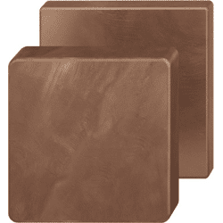 FSB ZT-Knopf,  a.Ros. 23 0811,  eckig,  DIN Links-Rechts,  hellbronz