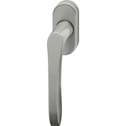 Fenstergriff 34 1106, ovale Ros., Edelstahl