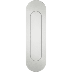 FSB Einlassmuschel geschlossen oval Aluminium naturfarbig
