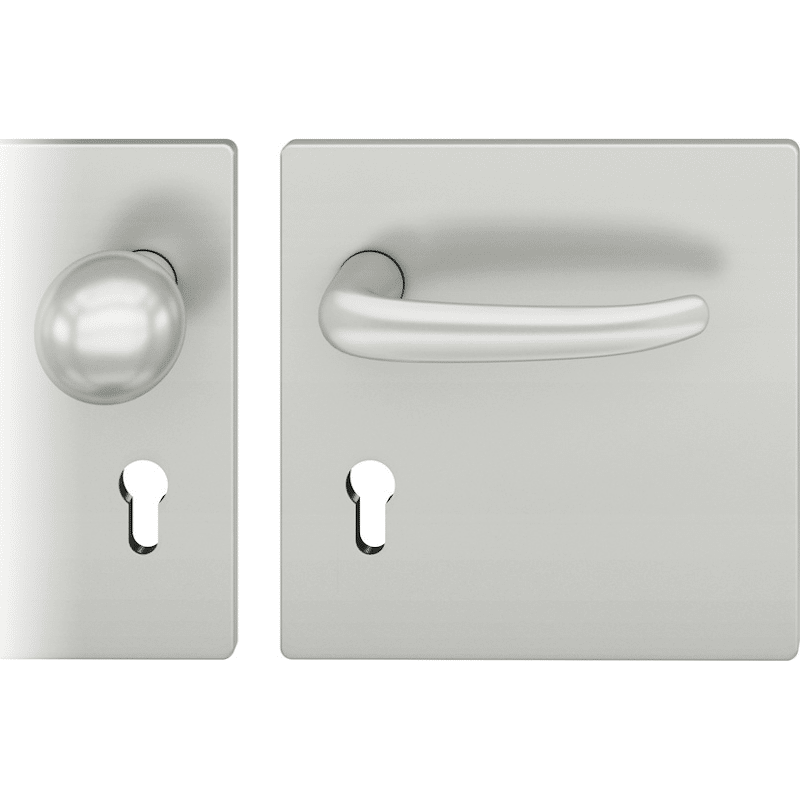 Wechselgarnitur mit Breitschild 72 1023, AGL3, Aluminium