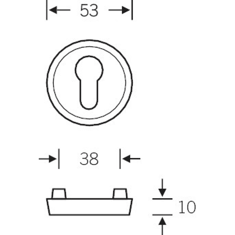 Schutzrosette Modell 7392