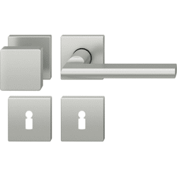 FSB Wechselgarnitur mit Rosetten 12 1035, ASL, eckig, VK 8 mm, Aluminium