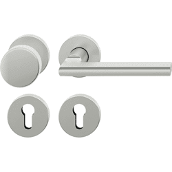 FSB Wechselgarnitur mit Rosetten 12 1035, ASL, rund, VK 8 mm, Aluminium