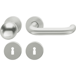 FSB Wechselgarnitur mit Rosetten 12 1146, ASL, rund, VK 8 mm, Aluminium