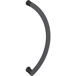 FSB Stoßgriff symmetrisch 450x30mm Alu gestrahlt schwarz elo