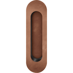 FSB ZT-Schiebetürmuschel,  42 4250,  oval,  offen,  Bro,  dunkelbronz