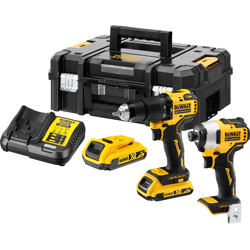 DEWALT Akku Kombopack 18 V / 2 Ah (2-tlg.) DCK2062D2T