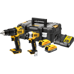 DeWalt Akku-Kombopack,  18V,  DCD709+DCF809 DCK2062E2T