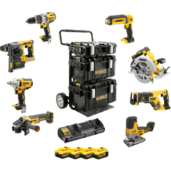 DeWalt Akku Combopack,  18 V / 5 Ah (8-tlg.) DCK856P4