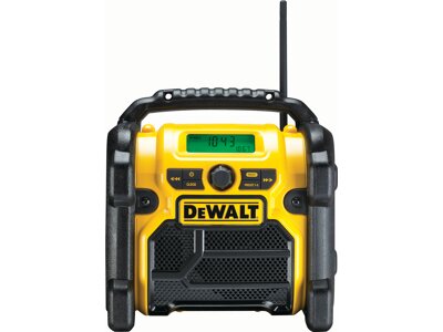 DEWALT Akku- und Netz-Radio fuer 10,8 - 18V DCR019