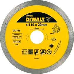 DEWALT Diamanttrennscheibe DWC410 Granit 110mm DT3715