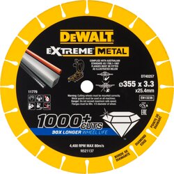 DEWALT Diamanttrennscheibe 355x3.3mm DT40257