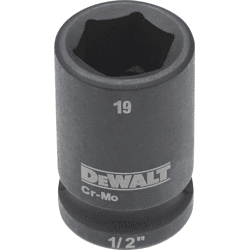 DeWalt Steckschlüssel kurz 1/2 Schlagfest