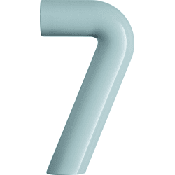 HEWI Hausnummer, Ziffer 7