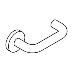 HEWI Halbgarnitur R-Tech EM 111PBRLT / 305.20PBRKN  reinweiß