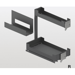 Unterschrankauszug Pinello Board 300 rechts Blum Legrabox anthrazit