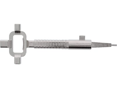 Universal-Bauschlüssel lange Version mit Flaschenöffner FE-BS001 silber