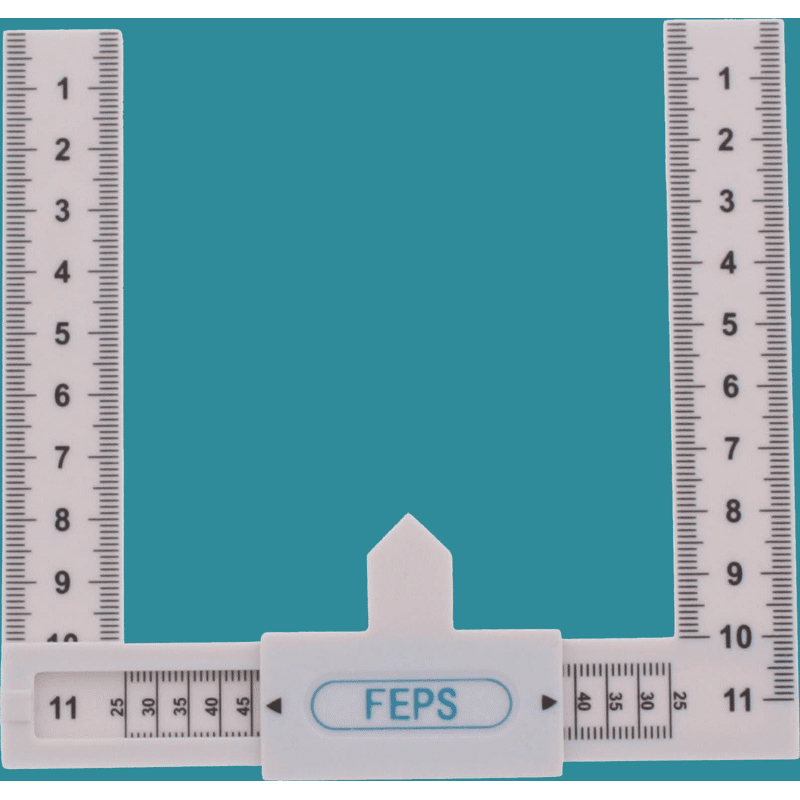 FEPS Zylindermesslehre FE-ML001 Kunststoff weiß