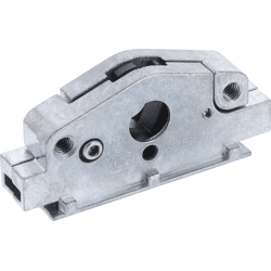 Getriebegehäuse inkl. Zahnrad Siegenia Serie TRIAL alte Bauform D16 silber