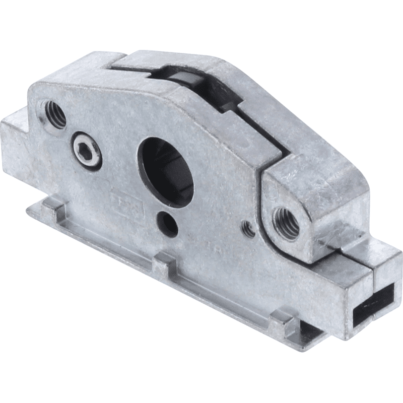 Getriebegehäuse inkl. Zahnrad Siegenia Serie TRIAL alte Bauform D16 silber