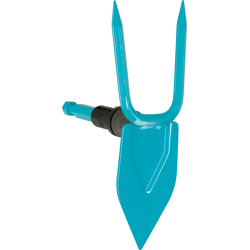 combisystem-Gartenhacke 3215-20 2 Zinken, herzförmiges Blatt