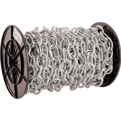 Normkette flach oval, verzinkt, 3 mm