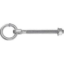 Pewag Barrenring mit Mutter 10062 Ringstärke 8mm,  Gewinde M12,  Länge 180mm