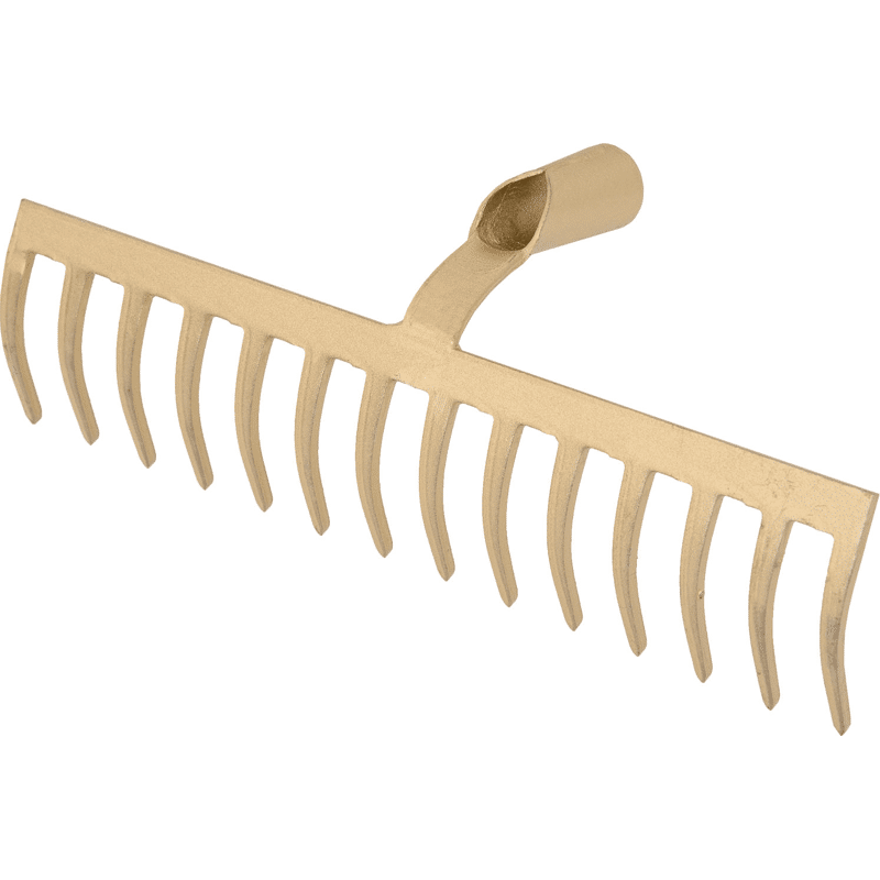 Gartenrechen ohne Stiel 14 Zinken, Balkenbreite 35 cm