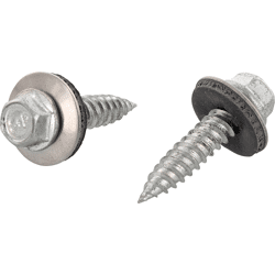 BI-METALL Dünnblechschraube A2  4, 5x25 mit Dichtscheibe 14mm