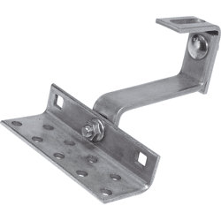 VARIO-SOLARHAKEN A2 140X56X5/5 3-fach verstellbar,  Stiel 5mm